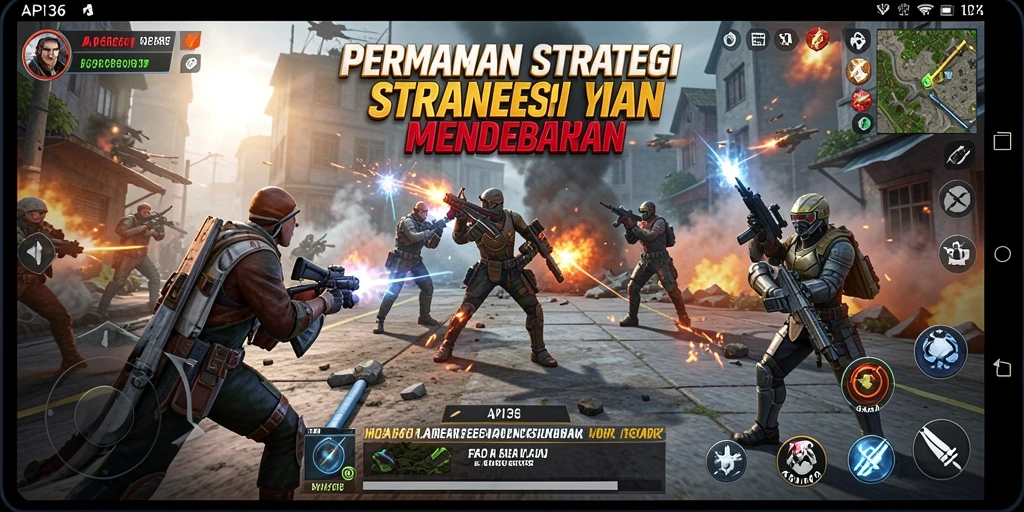 Tampilan gameplay mendebarkan dari API36 yang menantang.