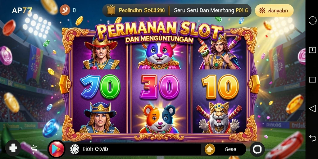 Tampilan gameplay slot yang menarik dan seru di API77.