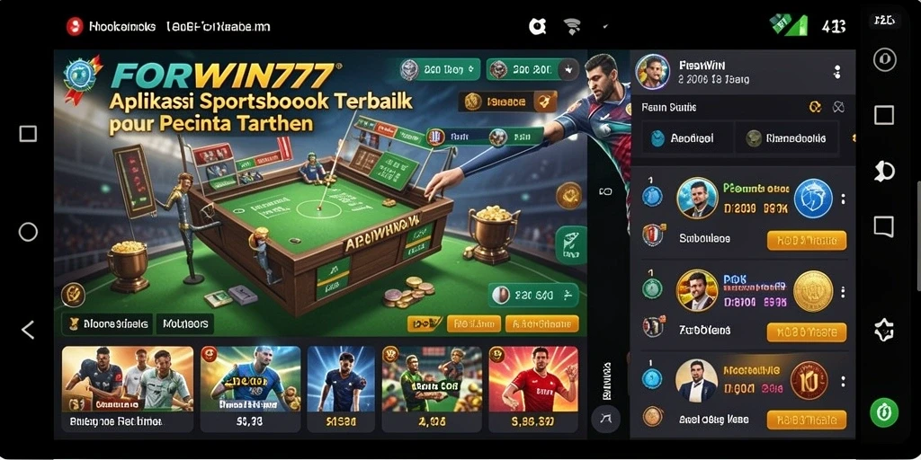 Tampilan gameplay seru dari aplikasi Sportsbook FORWIN77.