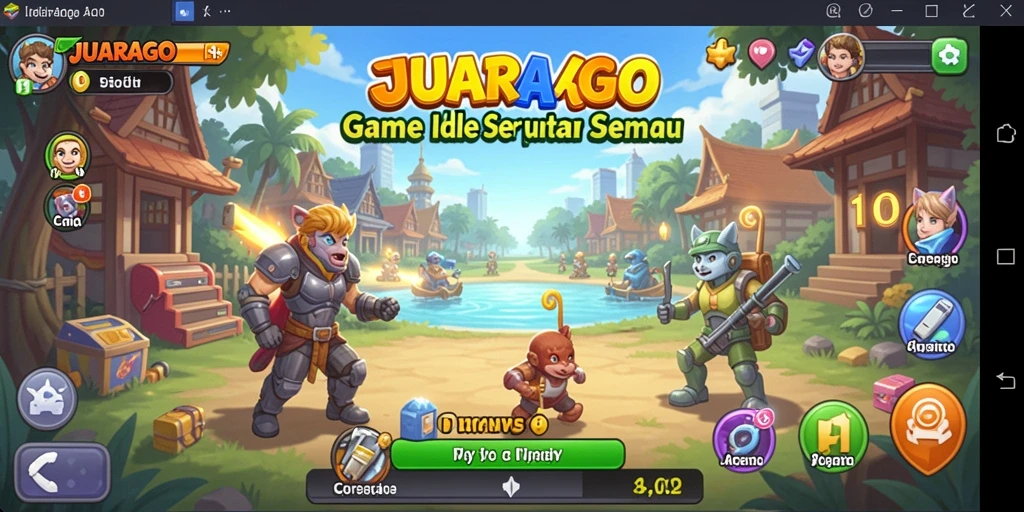 Tampilan gameplay JUARAGO yang seru dan menantang.