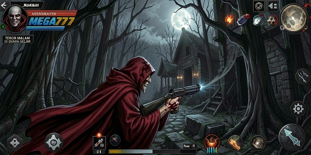 Gameplay menyeramkan dengan hantu yang mengintai di kegelapan.