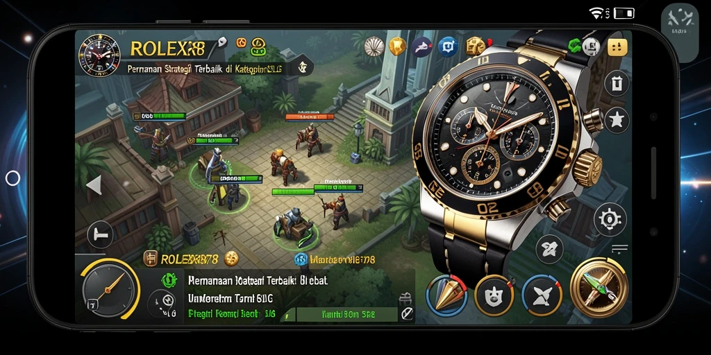 Tampilan gameplay SLG yang seru dan strategis dalam ROLEX878.