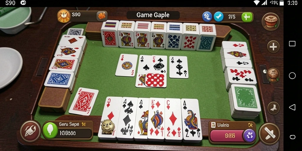 Screenshot dari gameplay Gaple yang menarik di S80.