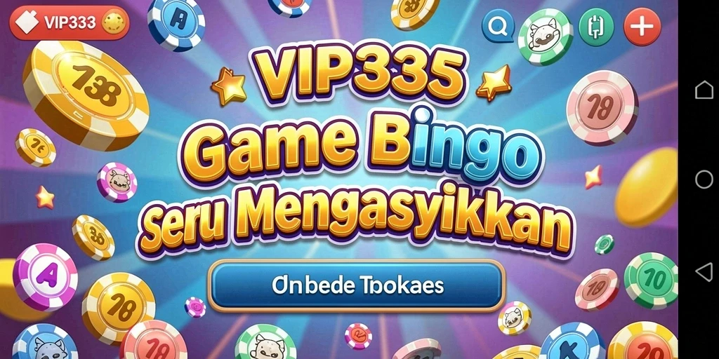 Screenshot gameplay Bingo VIP333 yang menarik dan interaktif.