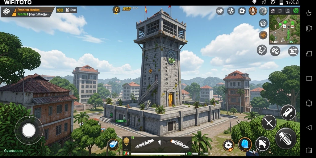 Tampilan gameplay menara pertahanan WIFITOTO yang penuh strategi.