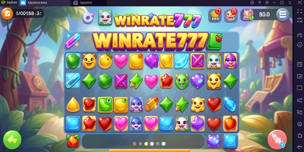 Tampilan menarik dari gameplay WINRATE777 yang seru.
